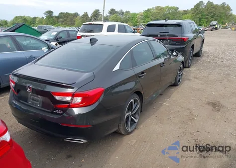 2021 Honda Accord Sport 2.0T из США, поврежденный, VIN 1HGCV2F38MA018937